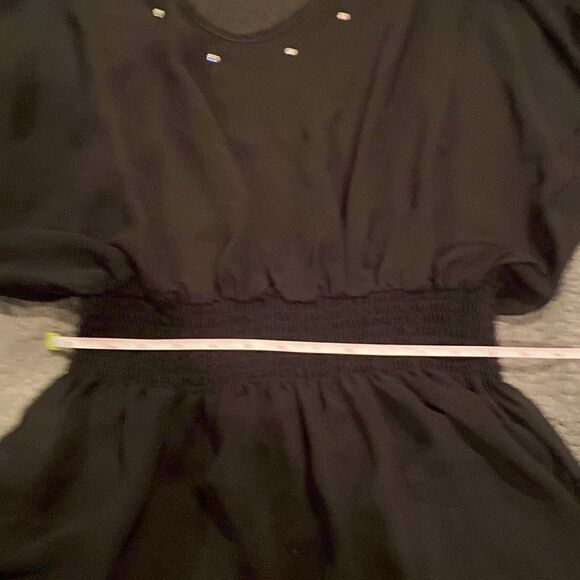 Smart Sexy Swim Black Coverup Size L/XL Sheer - Picture 7 of 9